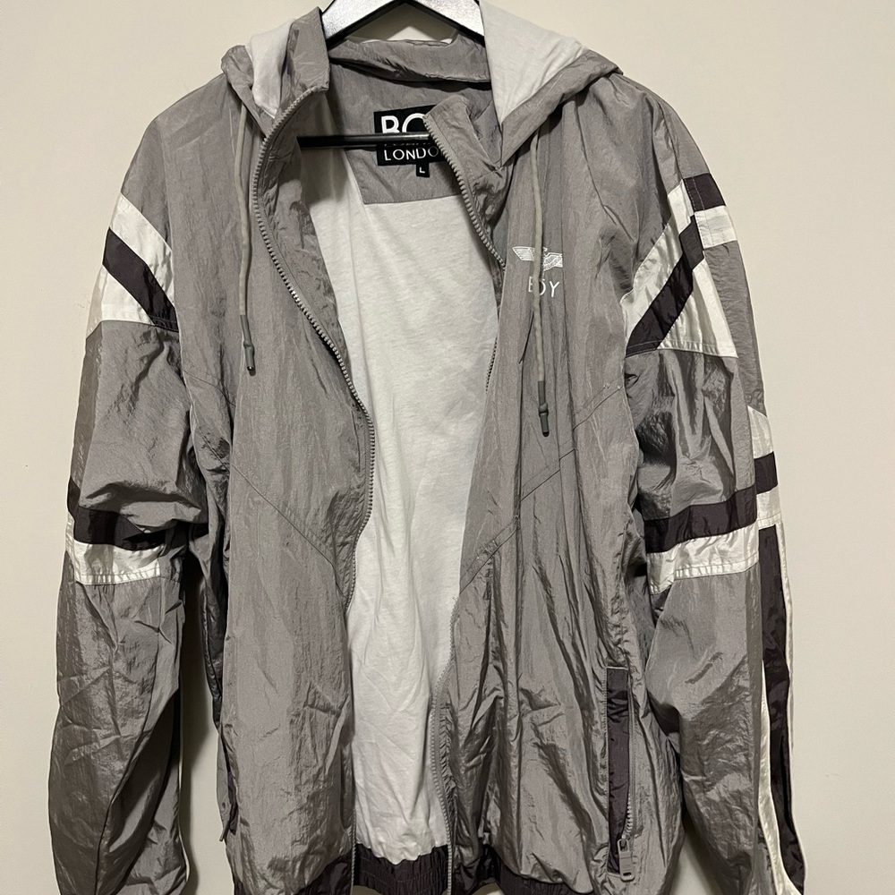 Boy London Grey Windbreaker Jacket